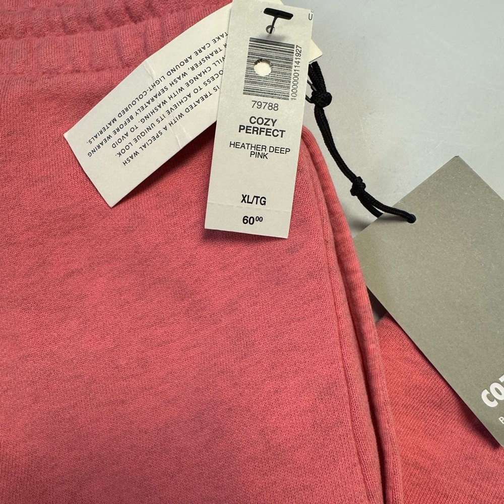 Aritzia Heather Deep Pink Cozy Perfect Joggers